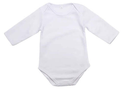 Baby Romper lange mouw in 5 maten voor sublimatie (A4-9)