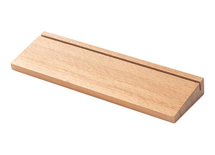 Houten voet met gleuf