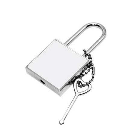 Padlock Square for sublimation 