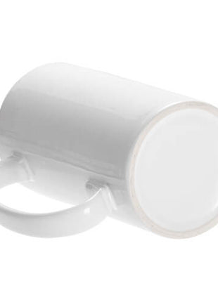 360 ml (12 oz) Emaille-Tasse, weiß, zur Sublimation 