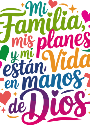 Dtf Print Family Spanish