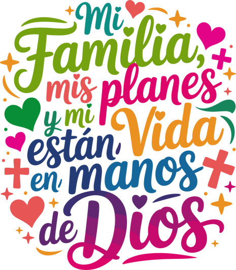 Dtf Print Family Spanish