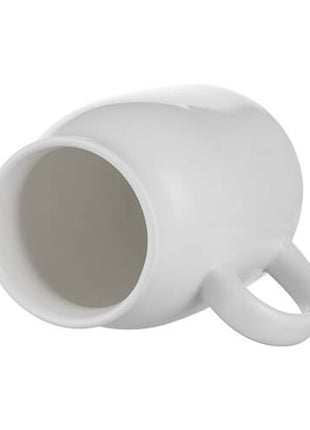 450 ml keramisch melkkan voor sublimatie met witte coating voor bedrukking