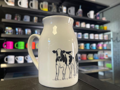 450 ml keramisch melkkan voor sublimatie met witte coating voor bedrukking