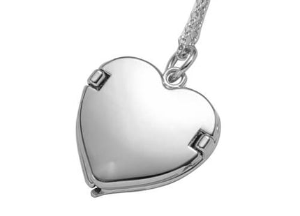 Heart Angel Wings Ketting Zilver voor sublimatie