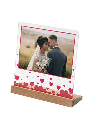 Glasframe Love 20x20cm voor sublimatie