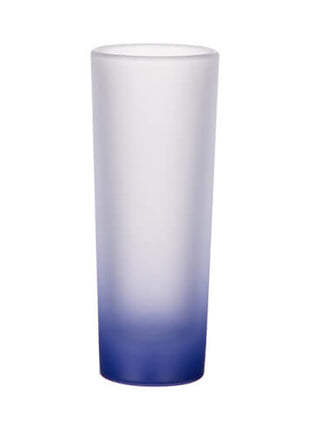90ml (3oz) Frosted Shotglaasje Gradient Blauw voor sublimatie
