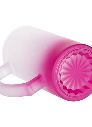 Verschillende kleuren Glazen Bierpul 470ml Frosted Gradient voor sublimatie
