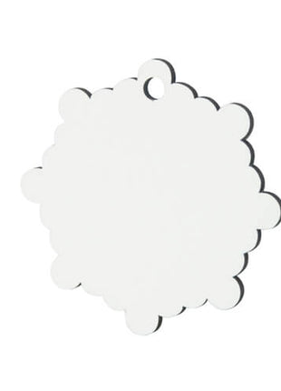 MDF Boomhanger Sneeuwvlok voor sublimatie