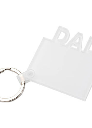 Schlüsselanhänger Herz aus Metall zur Sublimation 