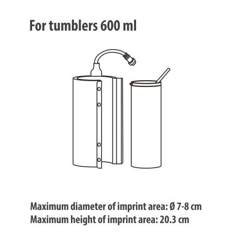 Element 600ml Ø 6,5 cm Tumbler voor de Craft Express Elite Pro Mok/Tumbler press