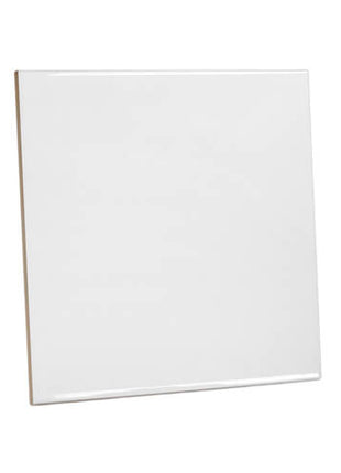 Keramikfliese 11x11cm weiß glänzend für Sublimation 