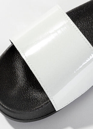 Badslippers zwart voor sublimatie
