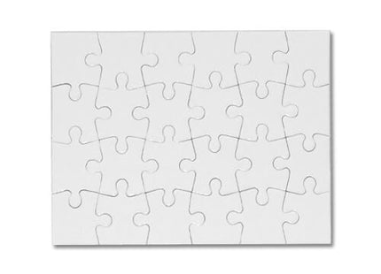 Puzzel 24 delig voor sublimatie