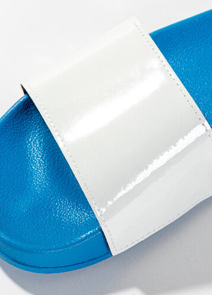 Badslippers blauw voor sublimatie