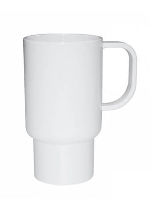 Kunststof reisbeker 450ml voor sublimatie inclusief deksel