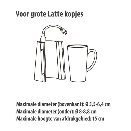 Element grote Latte mok voor de Craft Express Elite Pro Mok/Tumbler press