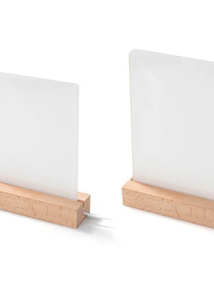 Houten LED lamp basis rechthoek voor sublimatie