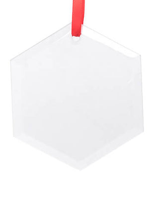 Glazen Hexagon voor Sublimatie Personaliseerbare Glazen Tegel met Zeskant Design