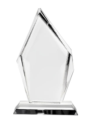 Foto Kristal met standaard Trofee 10x16,5cm voor sublimatie