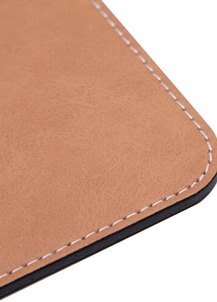 PU Leren Placemat 23 x 19 cm Bruin voor sublimatie