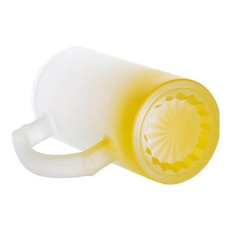 Verschillende kleuren Glazen Bierpul 470ml Frosted Gradient voor sublimatie