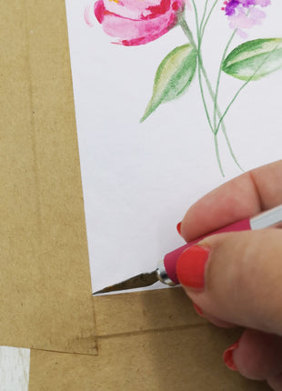 Vaessen Creative • Aquareltape 25mmx50m Bruin