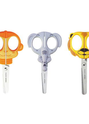 Vaessen Creative • Kinderscharen Set Aap Olifant Leeuw 3st.