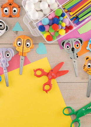 Vaessen Creative • Kinderscharen Set Aap Olifant Leeuw 3st.