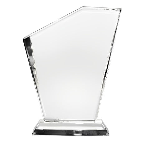 Photo Crystal with standard Trophy 14.5x17.5cm for sublimation 