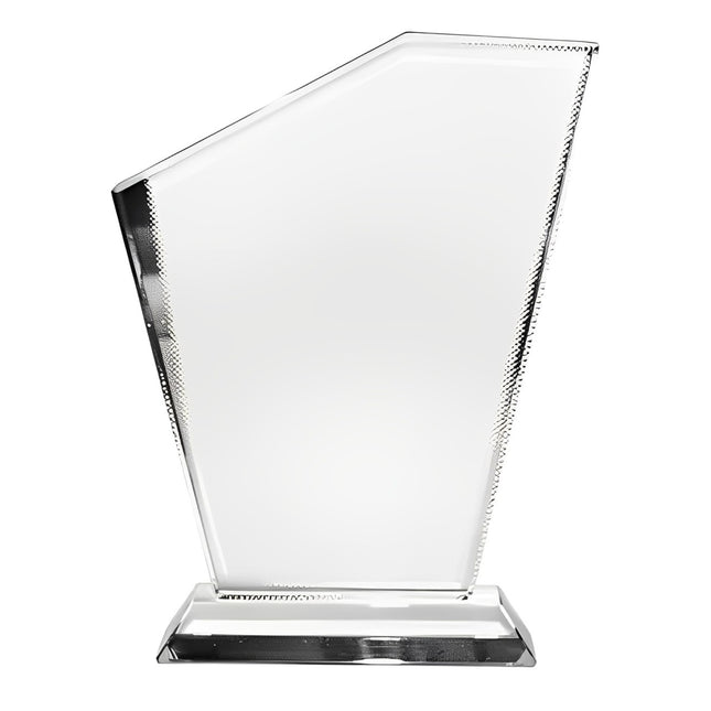 Foto Kristal met standaard Trofee 14,5x17,5cm voor sublimatie