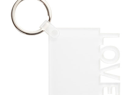 Acryl Sleutelhanger LOVE voor sublimatie