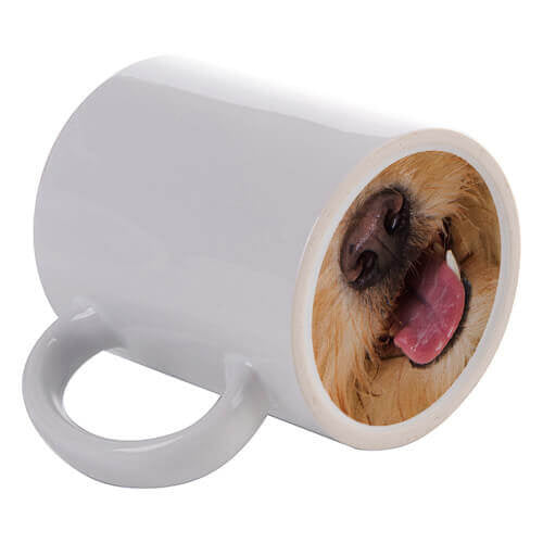 330ml (11oz) Mok klasse A+ onderkant hond voor sublimatie