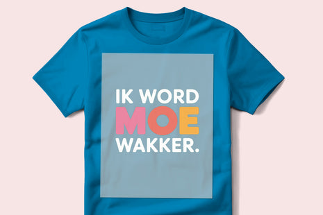 DTF Transfer – Ik word moe wakker