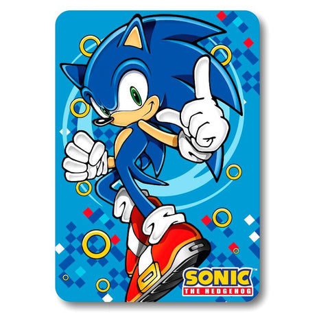 Sonic the Hedgehog Fleecedeken – 100 x 140 cm – 100% Polyester