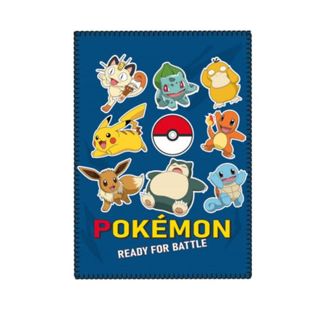 Pokémon Fleecedeken – Ready for Battle – 100 x 140 cm – 100% Polyester