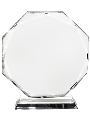 Foto Kristal met standaard Hexagon voor sublimatie