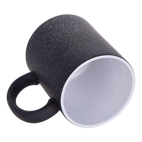 330ml (11oz) Magische Mok Mat Zwart Glitter voor sublimatie