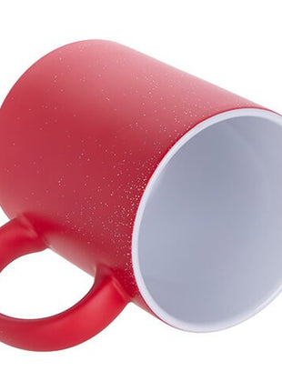 330ml (11oz) Magische Mok Mat Rood Glitter voor sublimatie