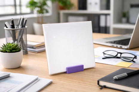 Tegelhouder – Stabiele Paars Display (let op alleen voor de kleine tegels)