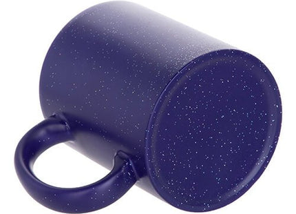 330ml (11oz) Magische Mok Mat Blauw Glitter voor sublimatie