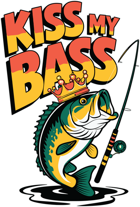 Dtf Print Kiss My Bass