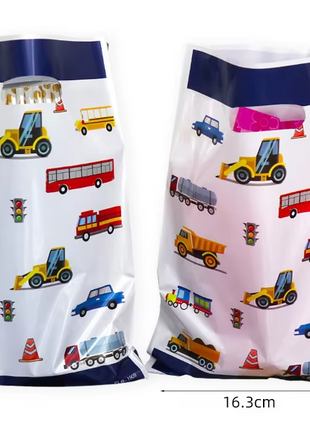 Uitdeelzakjes autos | 10 stuks | Traktatie zakjes | Let op geen Sublimatie product |