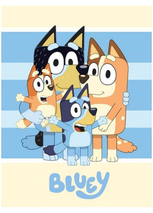 Bluey Fleecedeken – Familie Design – 100 x 140 cm