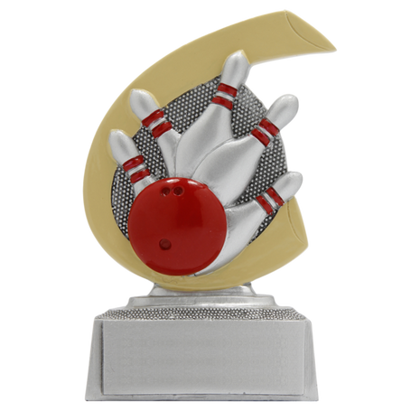 Bowling Trofee – Sportprijs met Bowlingbal en Kegels