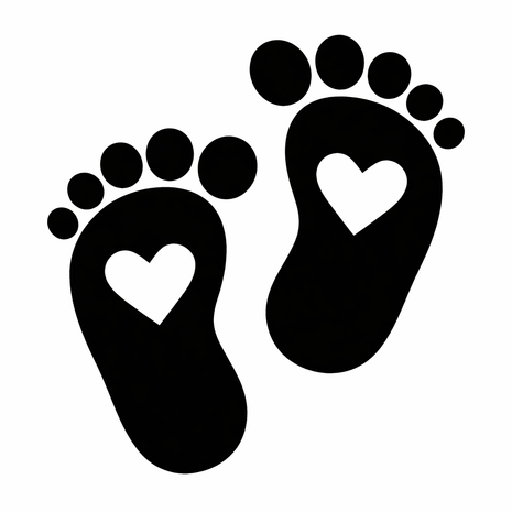 Dtf Print Baby Feet