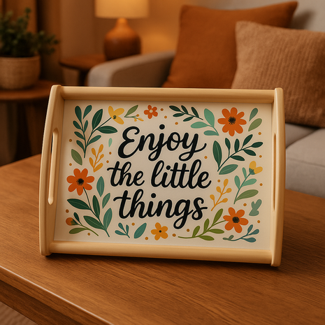 Houten dienblad 38 x 25 cm voor sublimatie