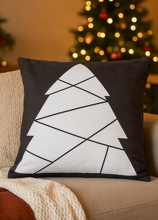 Pluche Kussenhoes Kerstboom voor sublimatie
