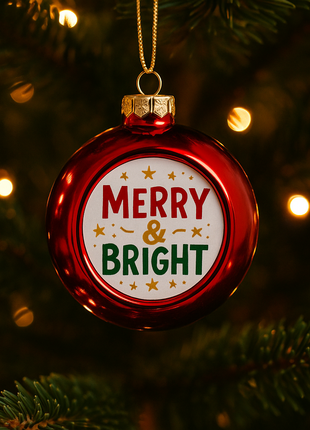 Christmas ball Red Ø8cm for sublimation 