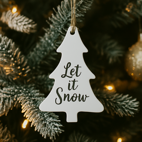 MDF Boomhanger Kerstboom voor sublimatie